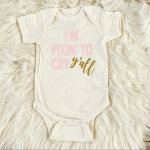 Funny girl onesie 3-6 months